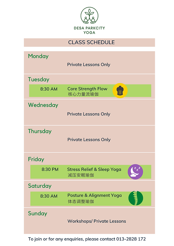 Desa ParkCity Yoga Class Schedule.png