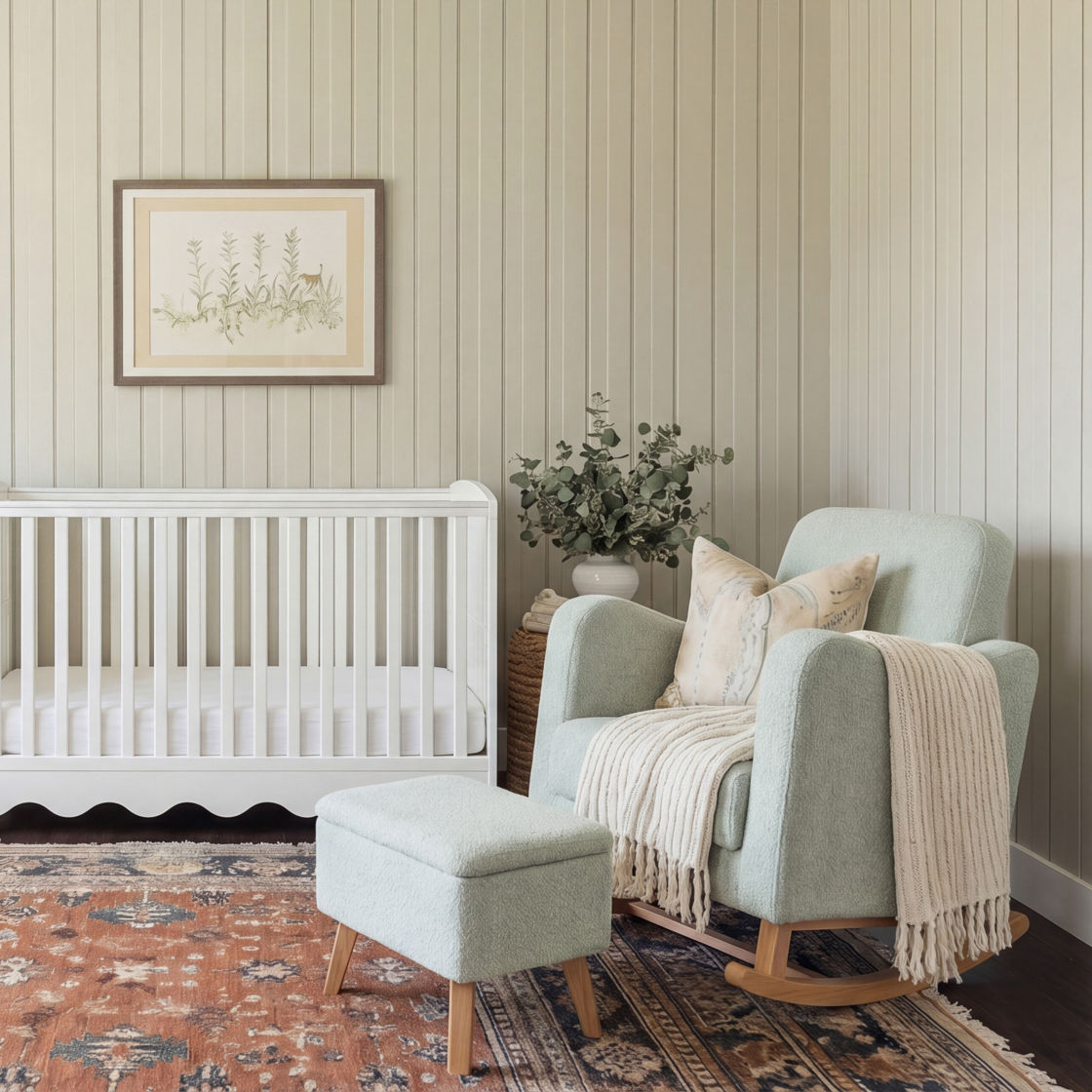 Soother Nursing Chair & Stool