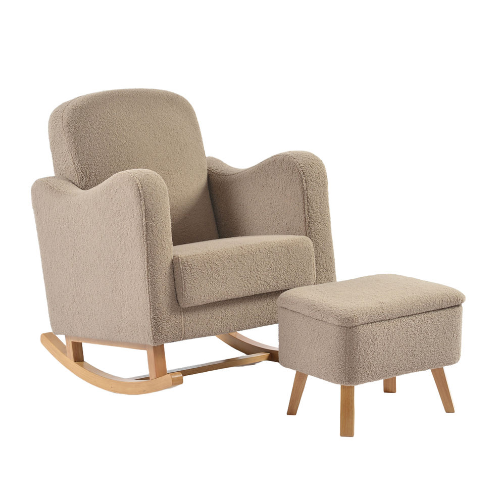 Thumbnail: Soother Nursing Chair & Stool