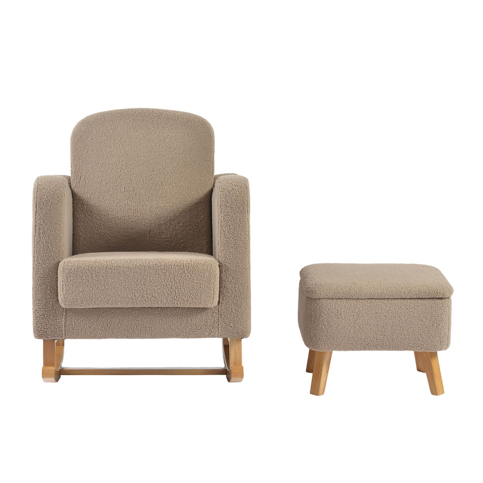 Thumbnail: Soother Nursing Chair & Stool