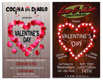 Valentines Restaurant Posters