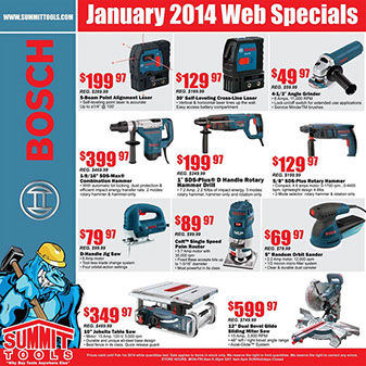 Bosch Web Specials