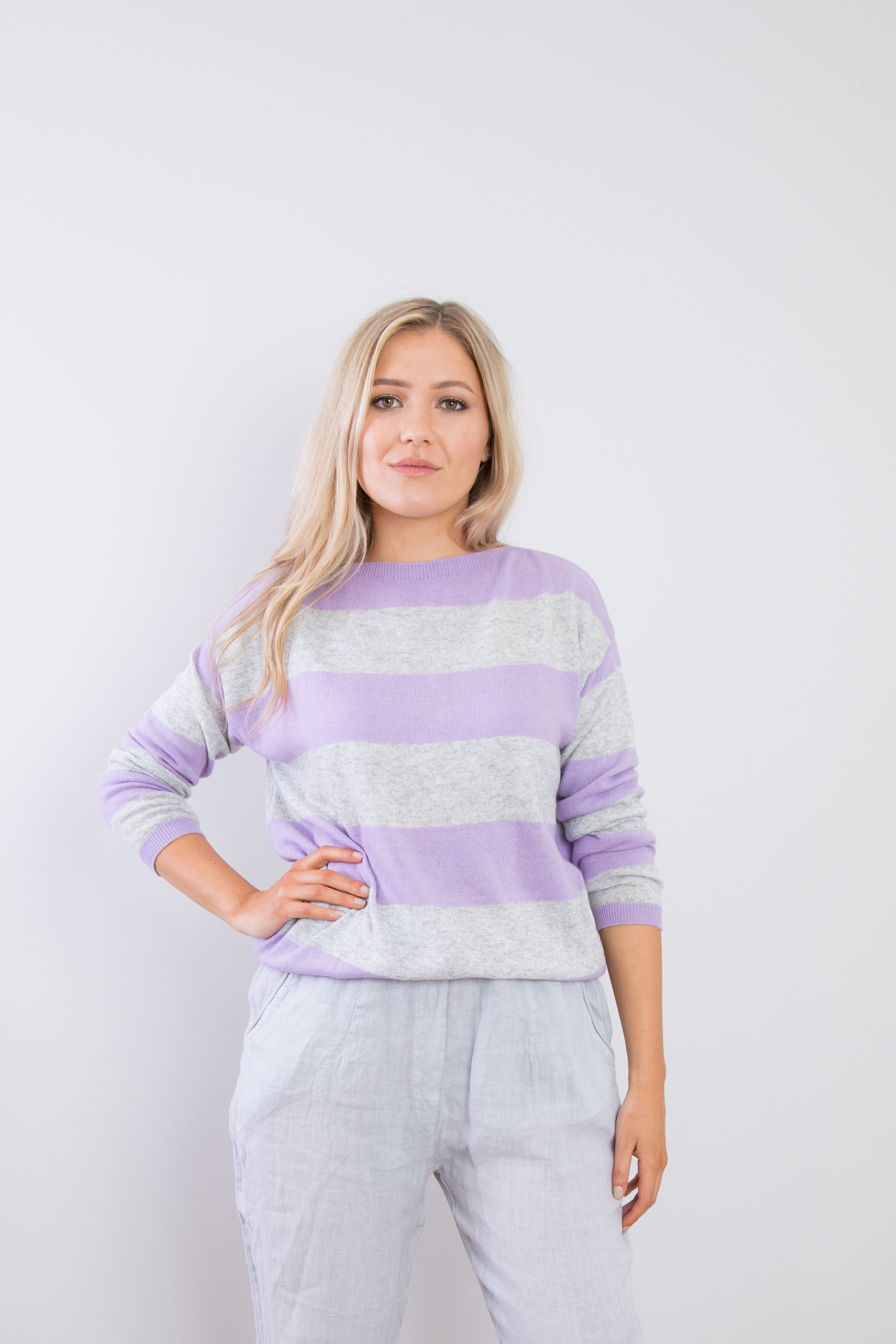 Cashmere Stripe Jumper