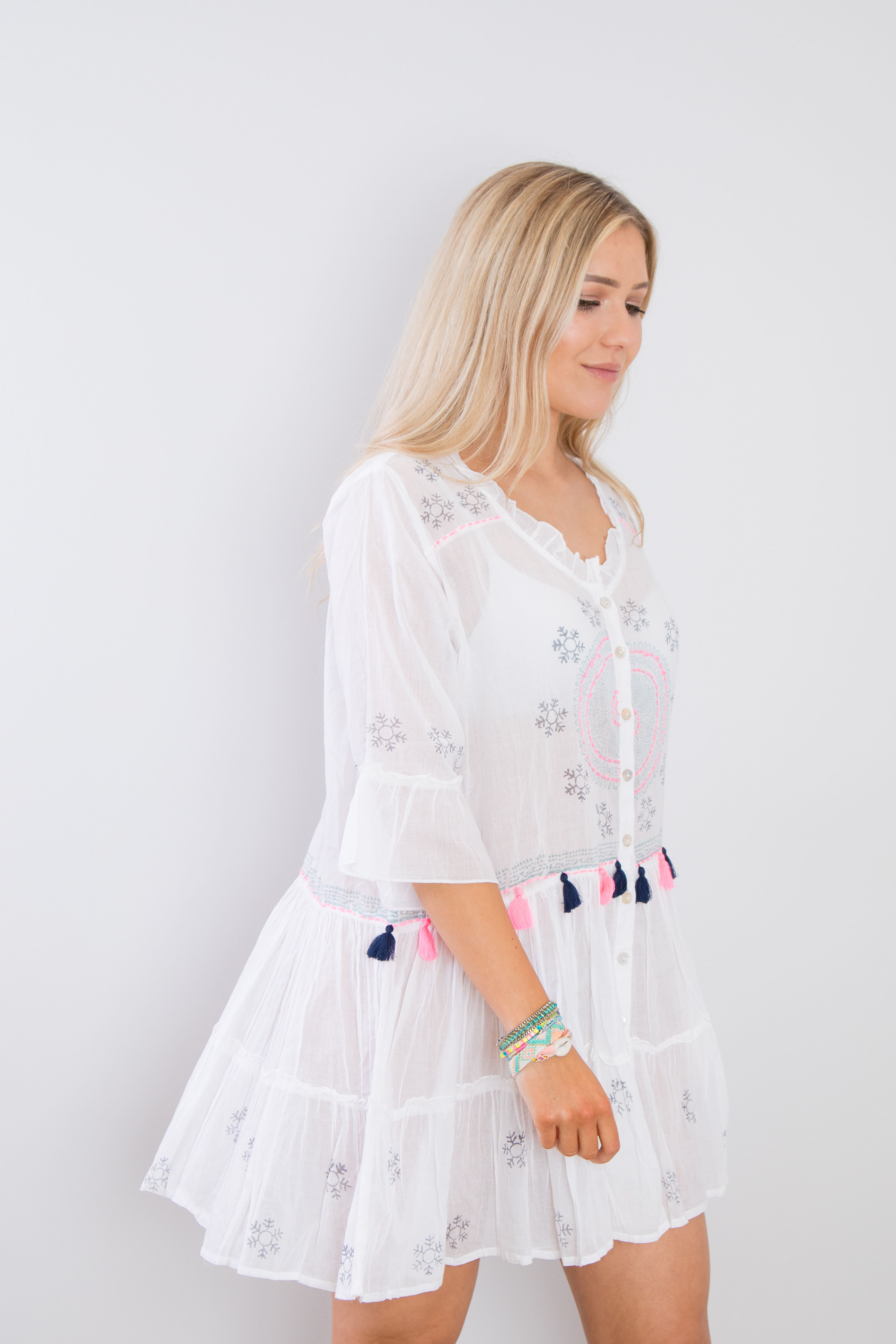 Tassle Embroidered Tunic