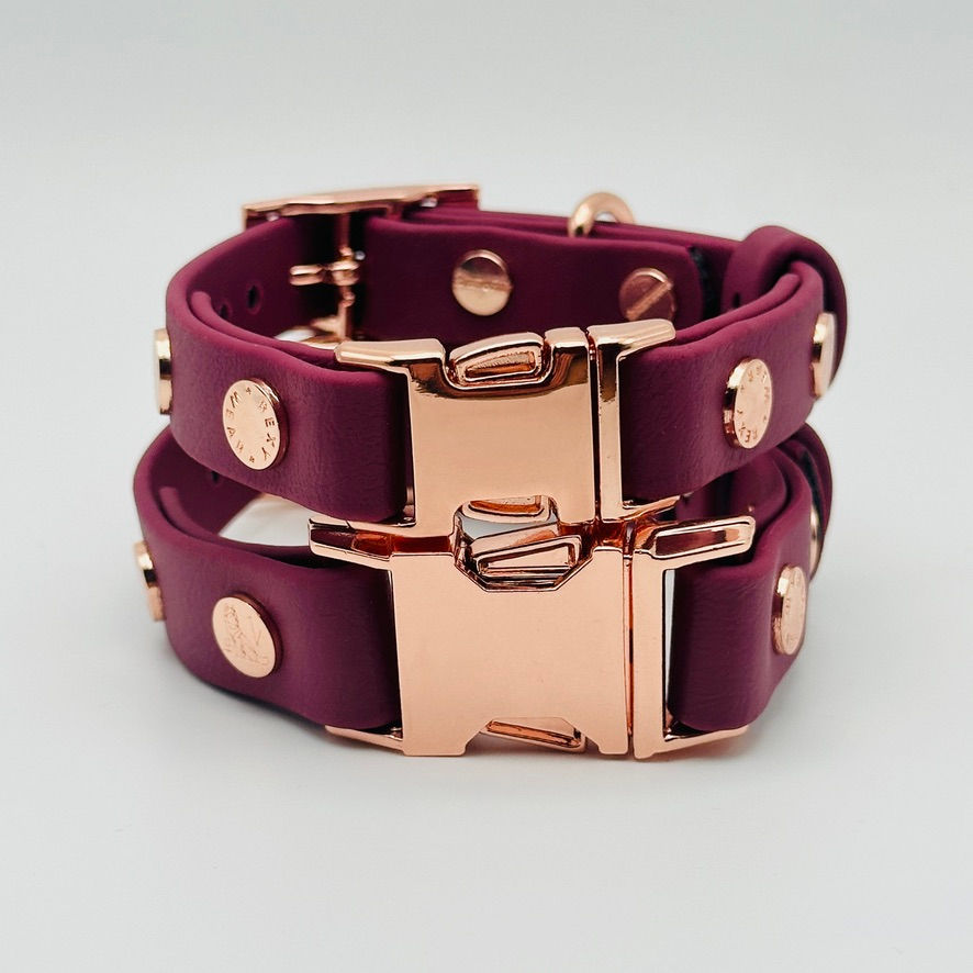 Thumbnail: QuickAdapt Duo Chic Collar (Merlot)