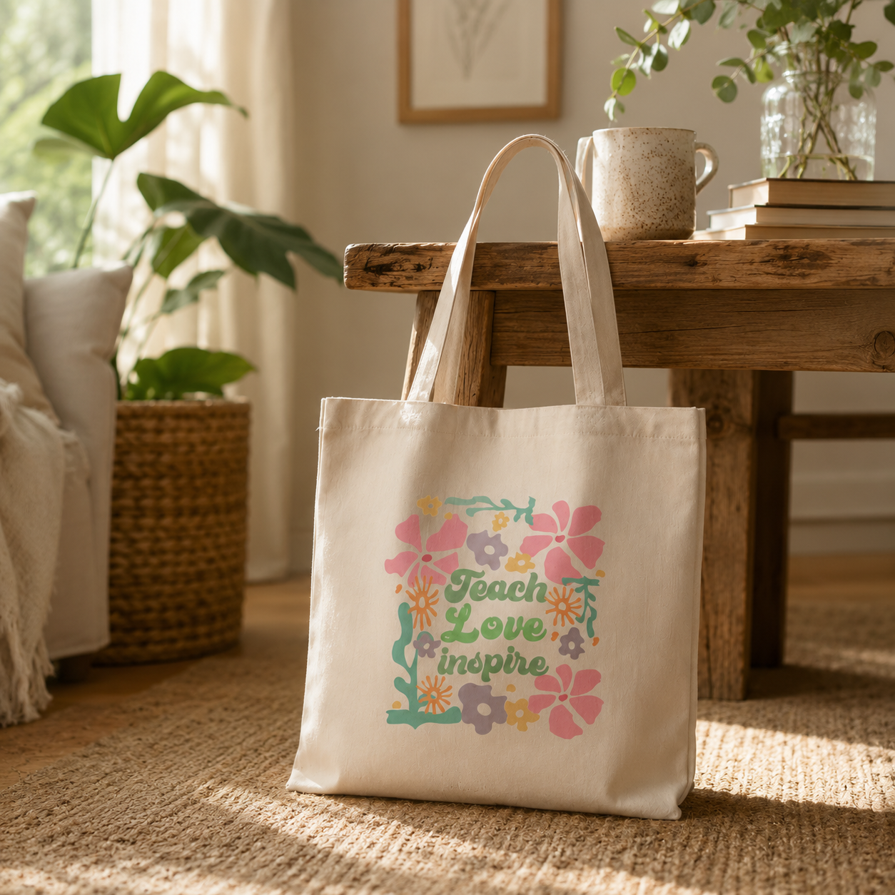 Teach Love Inspire Tote Bag