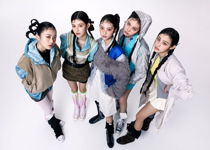 New Jeans, grupo sul coreano que foi descontinuado por divergências com sua empresa - Fonte: Divulgação HYBE Entertainment