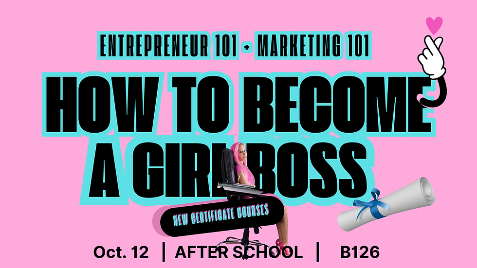 How to become a girl boss 101 part 1
