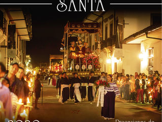 'Tradición que no se detiene': afiche promocional procesiones de Semana Santa 2020