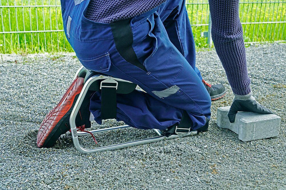 Thumbnail: KneeSEAT KS Ergonomic knee protection & ankle support