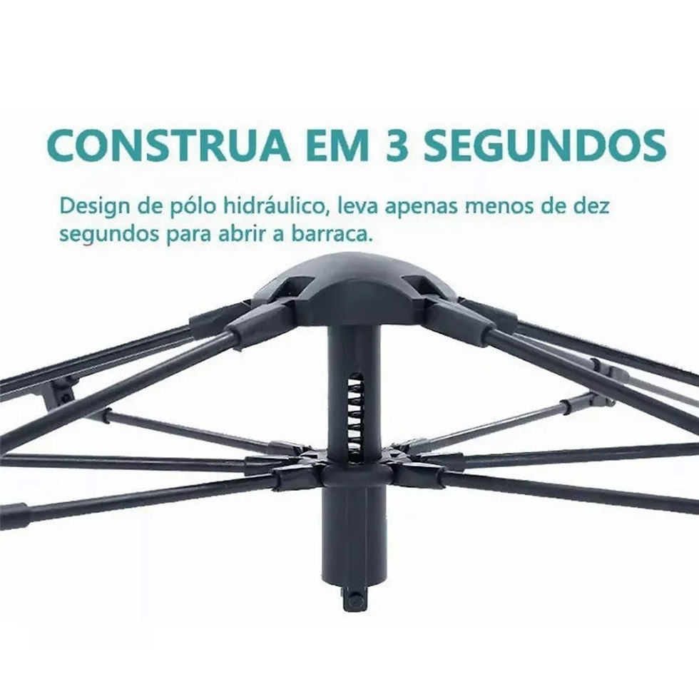 Miniatura: Tenda de acampamento automática para 3/4 pessoas em tecido Oxford