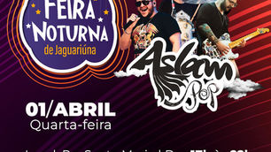 Parque Santa Maria recebe a feira noturna de Jaguariúna nesta quarta-feira.