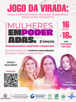 Teatro municipal recebe hoje 2ª edição do evento ‘ Mulheres Empoderadas’