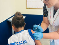 Jaguariúna intensifica vacinação nas escolas públicas.