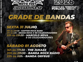 Marcelo Nova é destaque no Ultra Moto Fest, que movimenta Jaguariúna neste fim de semana.