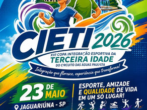 Jaguariúna sediará, no sábado, copa integração esportiva da terceira idade.