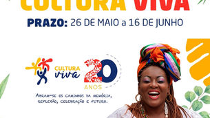 Inscrições para Edital do 'Cultura Viva' terminam no próximo dia 16