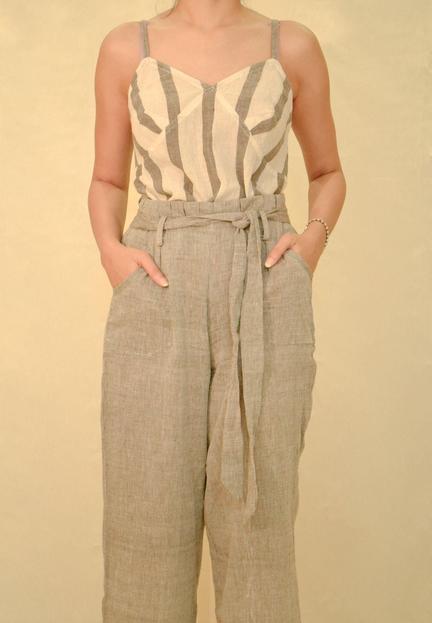 Paperbag Pants with Cami