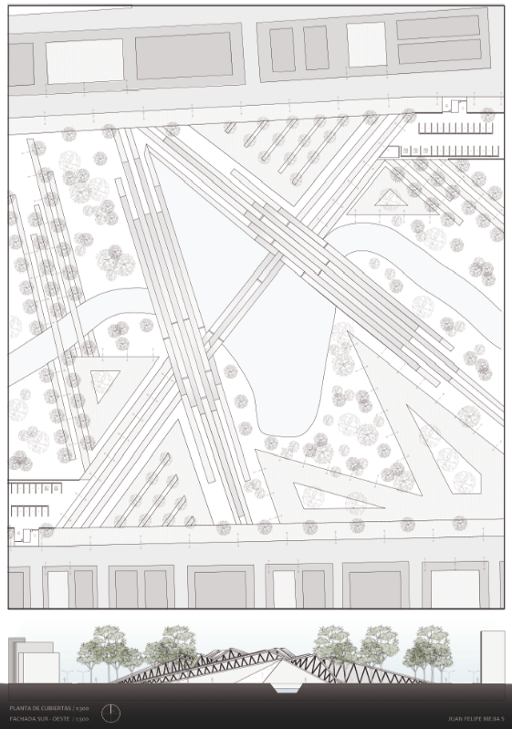 Planta Cubiertas y Fachada 1