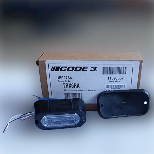 CODE 3 TRX6RA (RED/AMBER) Exterior Light content media