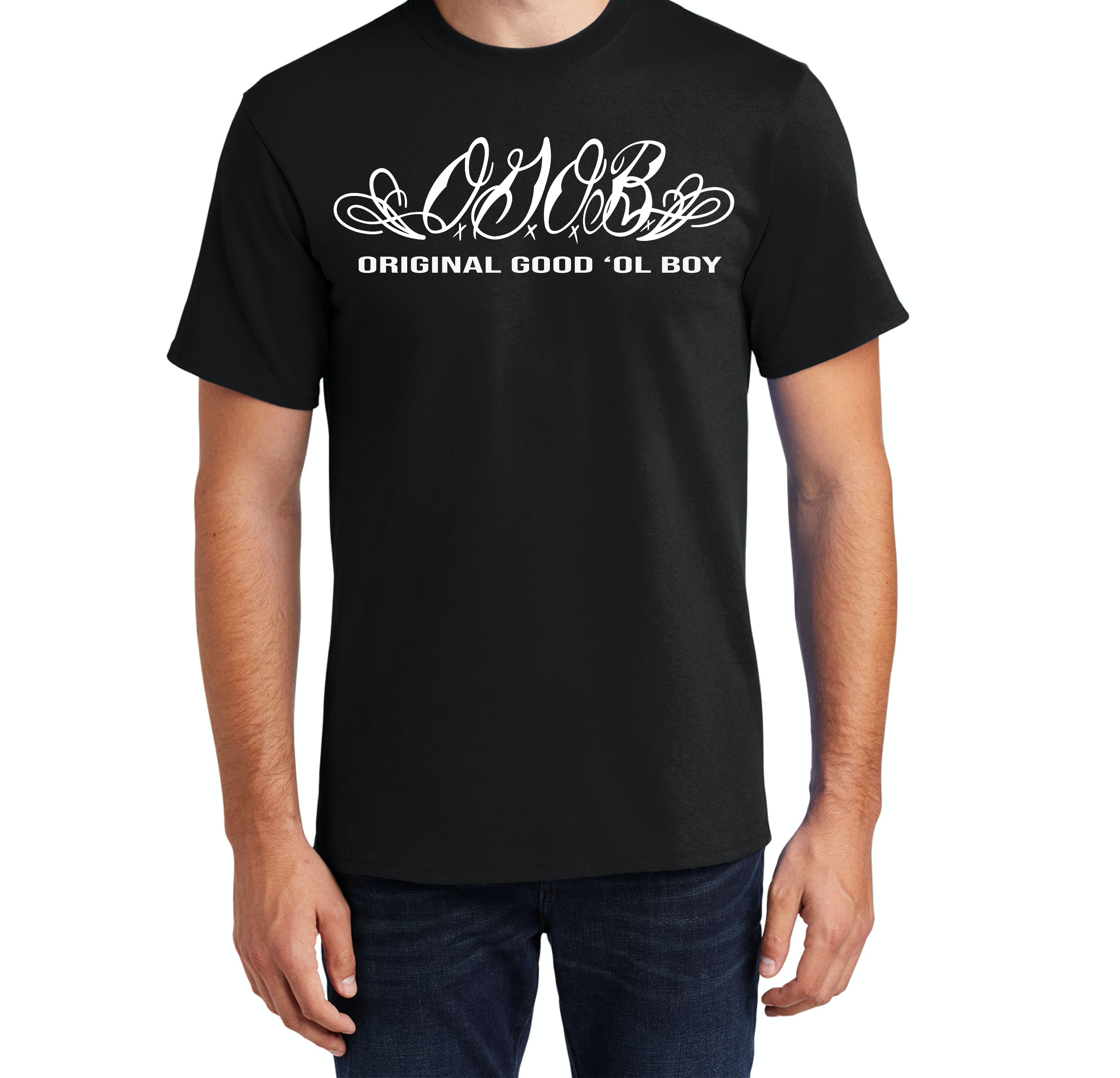 OGOB LOGO- BLACK & WHITE T-SHIRT