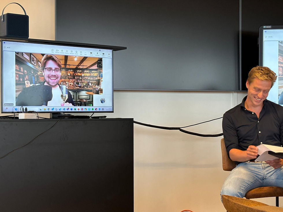 Optreden bij Count & Cooper kwartaaldag