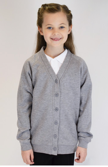 Marl Grey Plain Trutex Sweatcardy