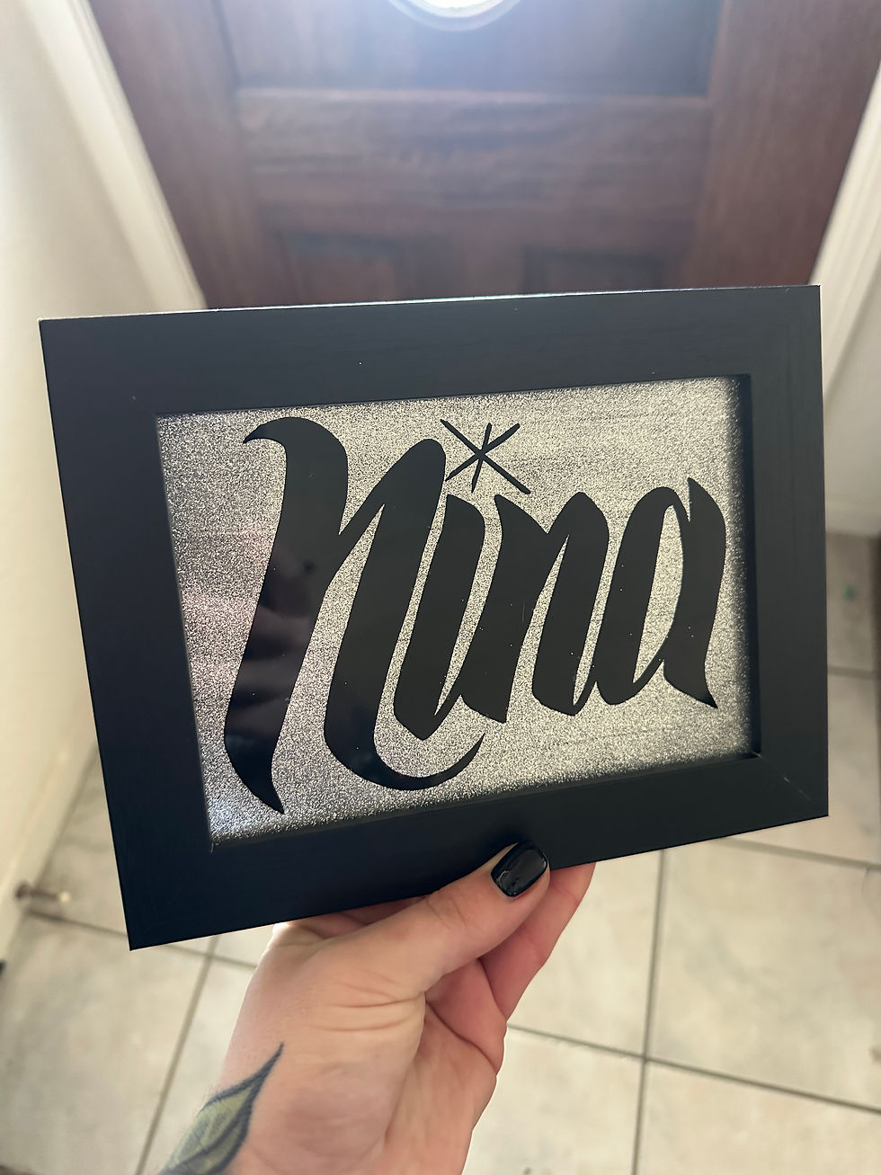 Thumbnail: Glitter Glass Painting (Single Word/Name)