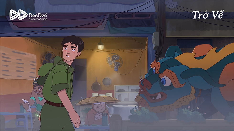 DeeDee Animation Studio dành thời gian một năm để sản xuất Trở Về bằng kỹ thuật hoạt hình vẽ tay