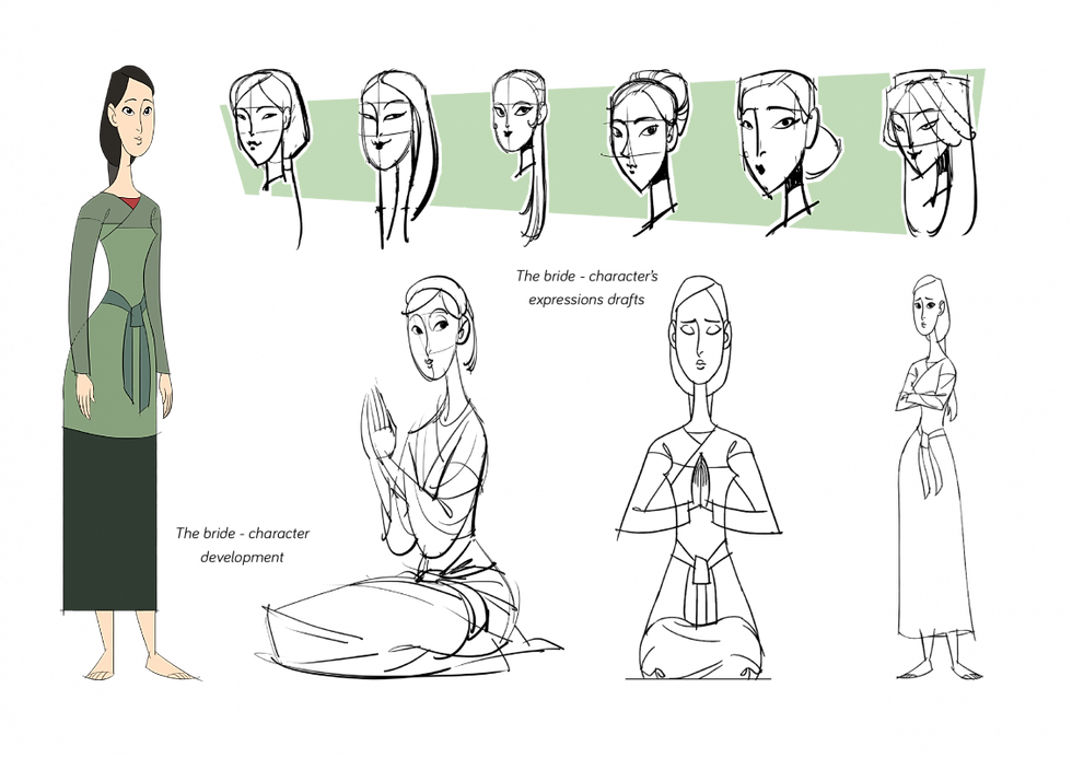 Adult animation - Broken Being - DeeDee Animation Studio - Character Design 1