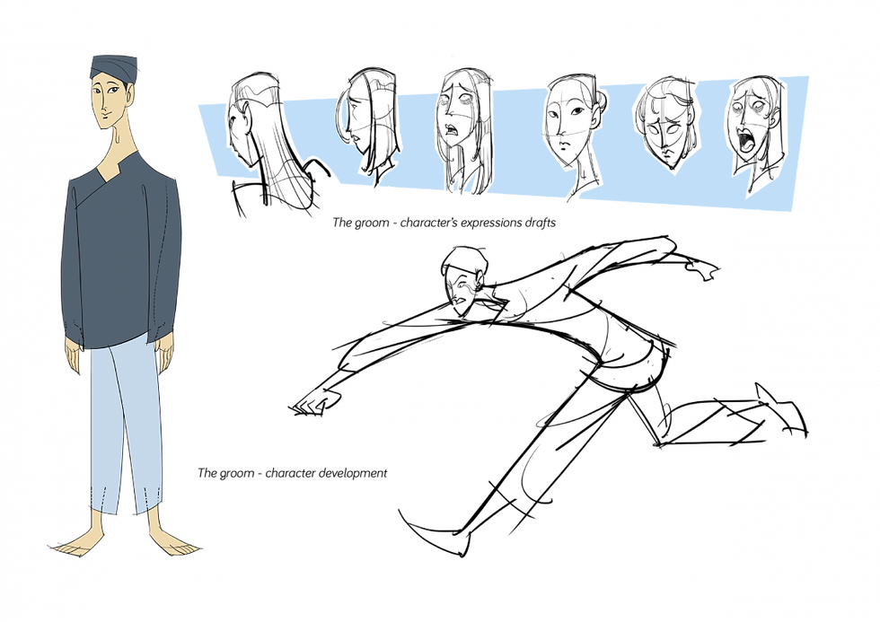 Adult animation - Broken Being - DeeDee Animation Studio - Character Design 3