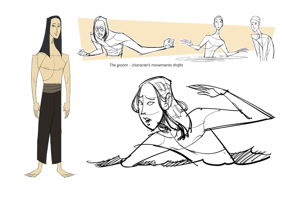 Adult animation - Broken Being - DeeDee Animation Studio - Character Design 2