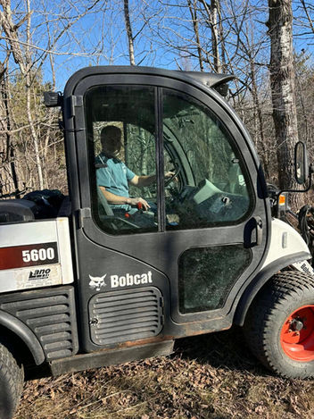Some club members cleaning up north side of the Moose Willow Trail on 11/24/25