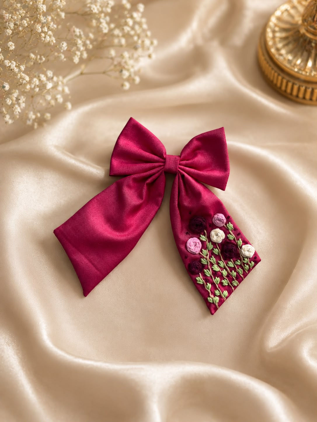Rustic Rose Bow