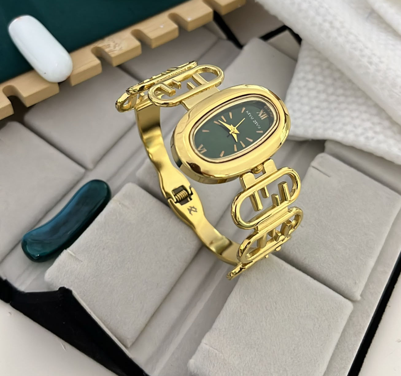 Vogue Olive Luxe Watch