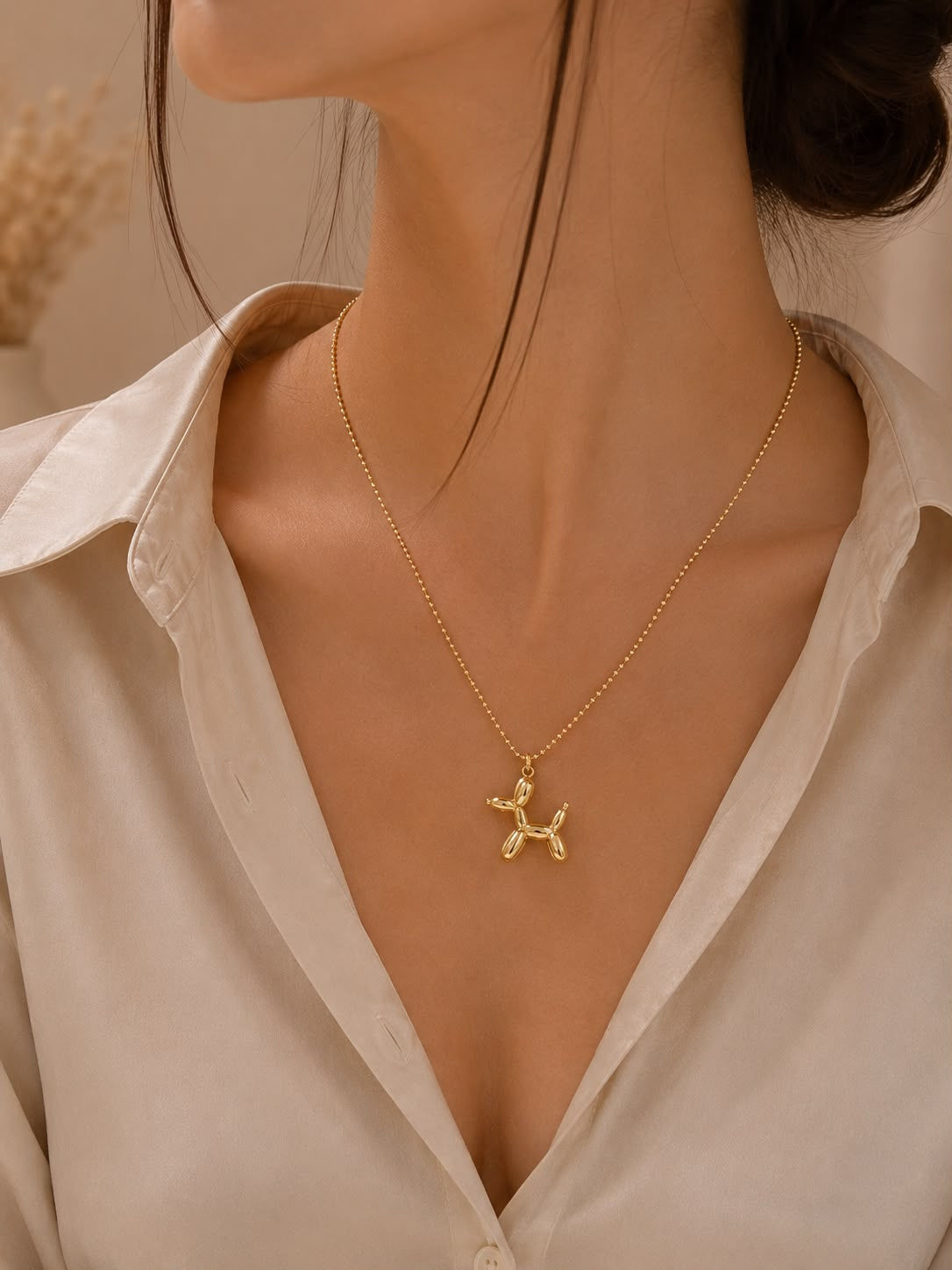 Poodle Charm Necklace