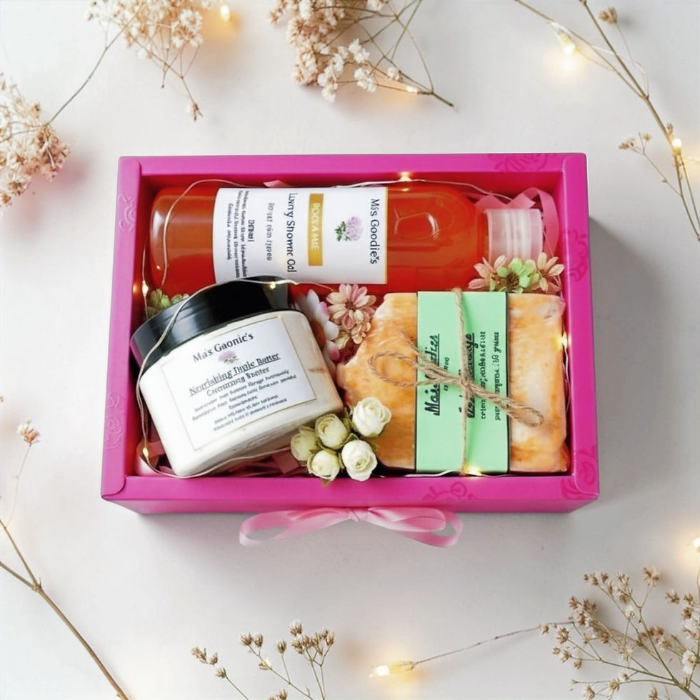 shower and body treats gift box