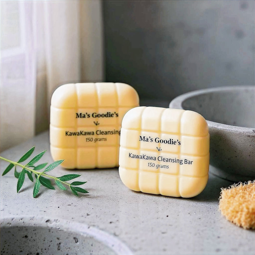 KawaKawa Face Cleansing Bar high angle view