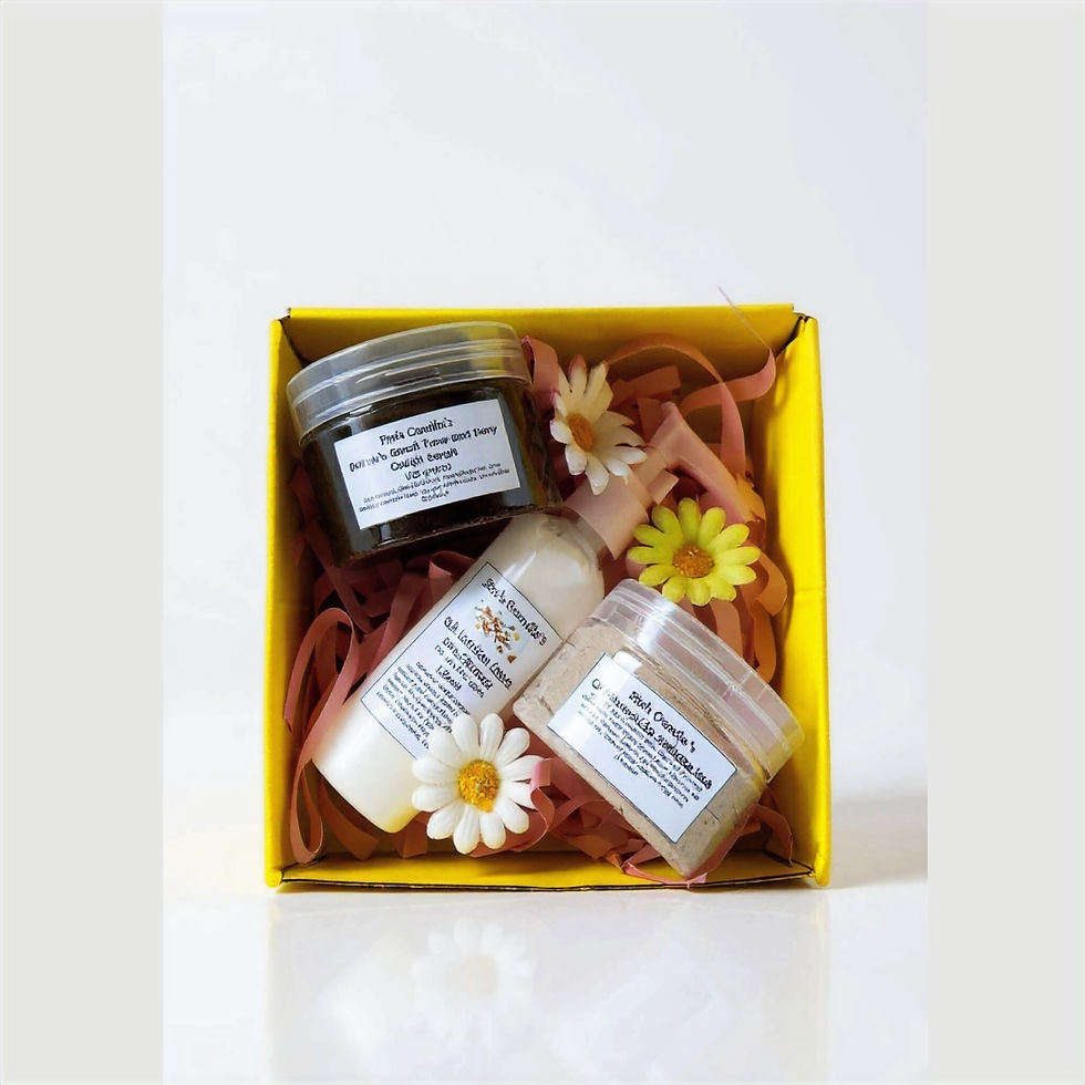 Brewed Radiance Gift Set high angle view