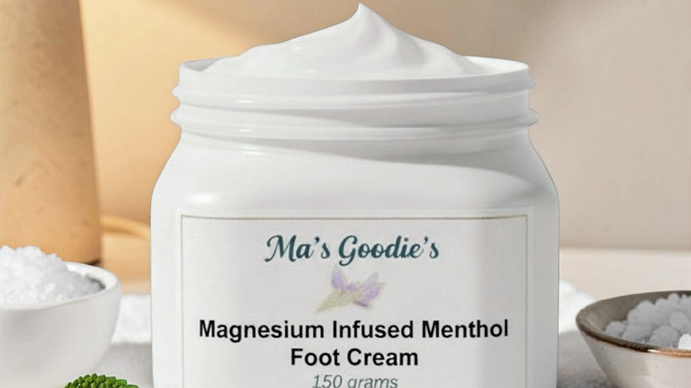 Ma's Goodie's Magnesium Menthol Foot Cream