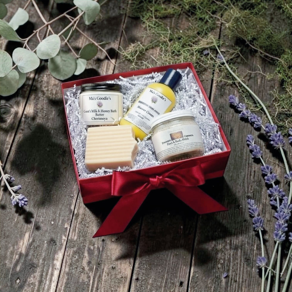 Thumbnail: Earth and Essence Skincare Essentials Gift Box high angle view