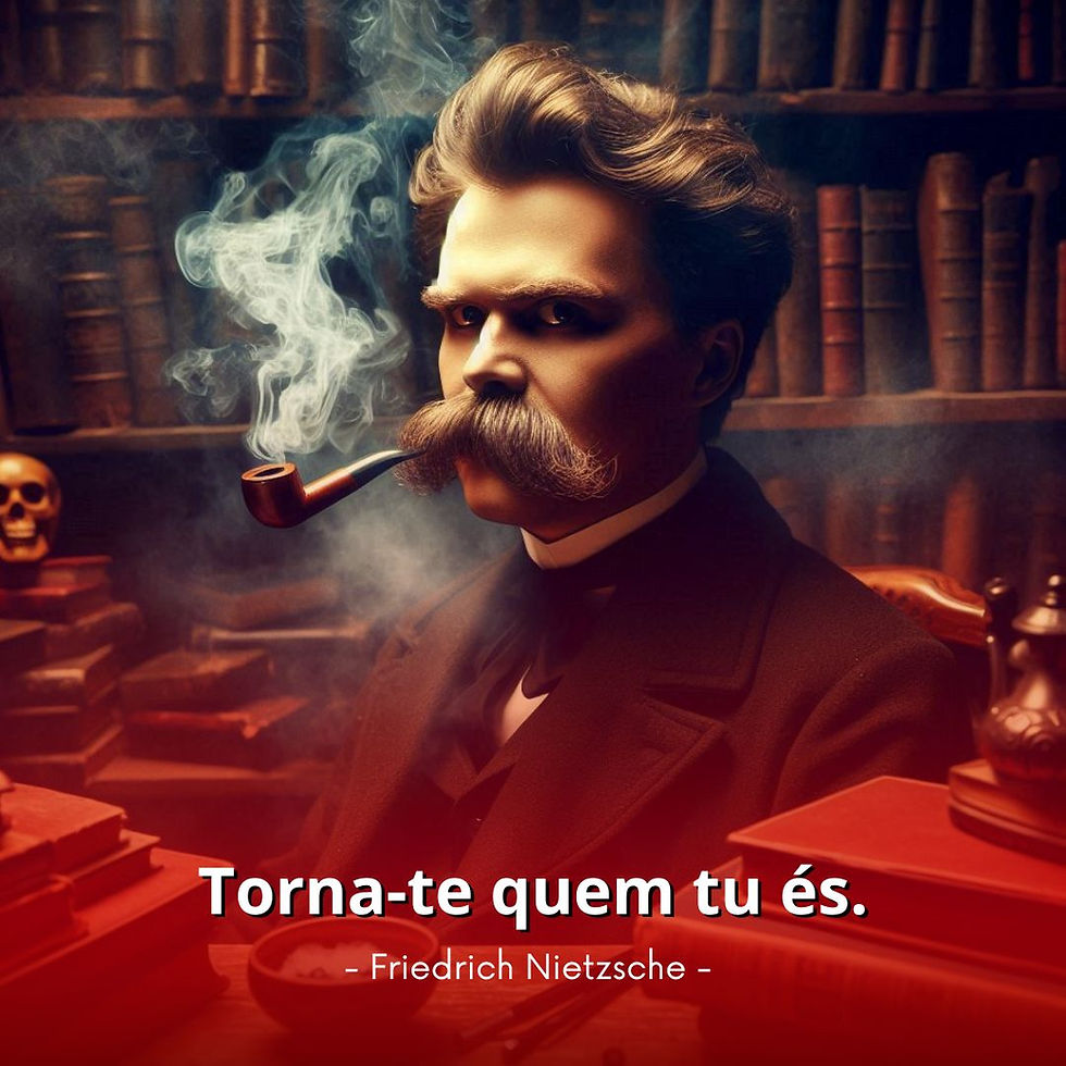 Torna-te quem tu és. Frase Nietzsche