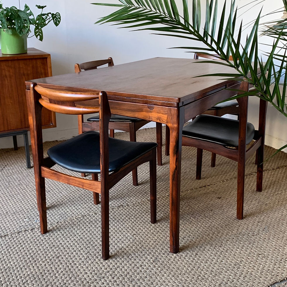Miniature : Table scandinave palissandre de Rio vintage Bordum & Nielsen