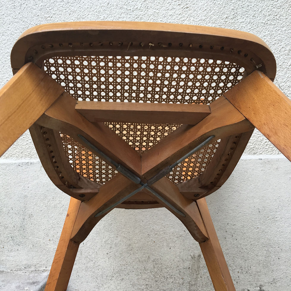 Miniature : Chaise  vintage cannée