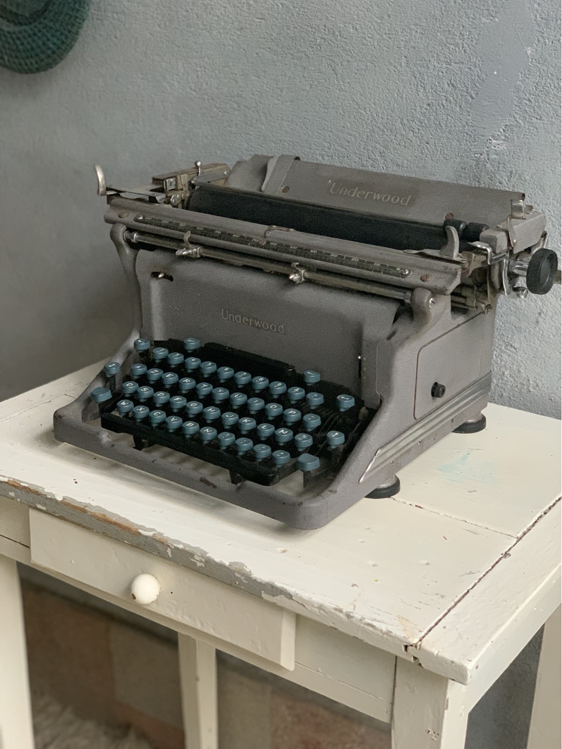 Miniature : Machine à écrire métallique Underwood - 1940