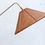 Miniature : Lampadaire tripode vintage abat-jour cané