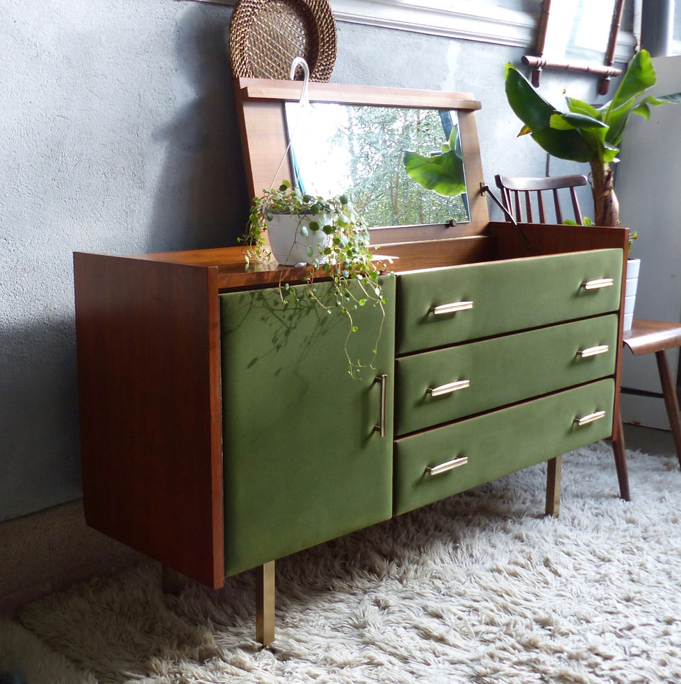 Commode coiffeuse vintage Roger Landault