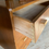 Miniature : Commode vintage en chêne 4 tiroirs