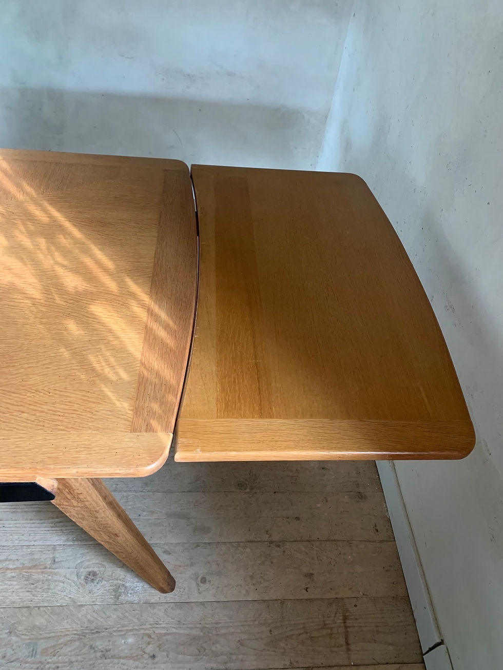 Miniature : Table rectangulaire vintage en chêne