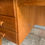 Miniature : Bureau vintage en chêne pied compas